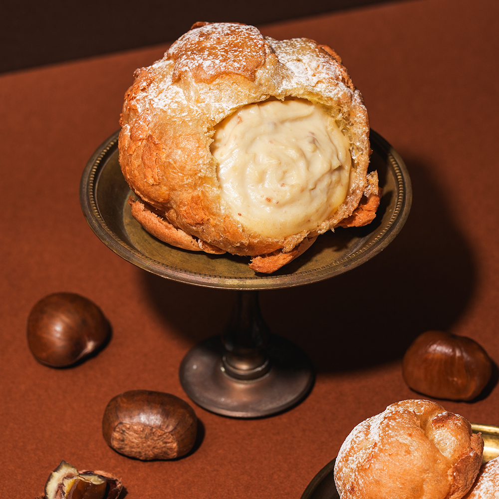 202511月限定口味-日式栗子泡芙