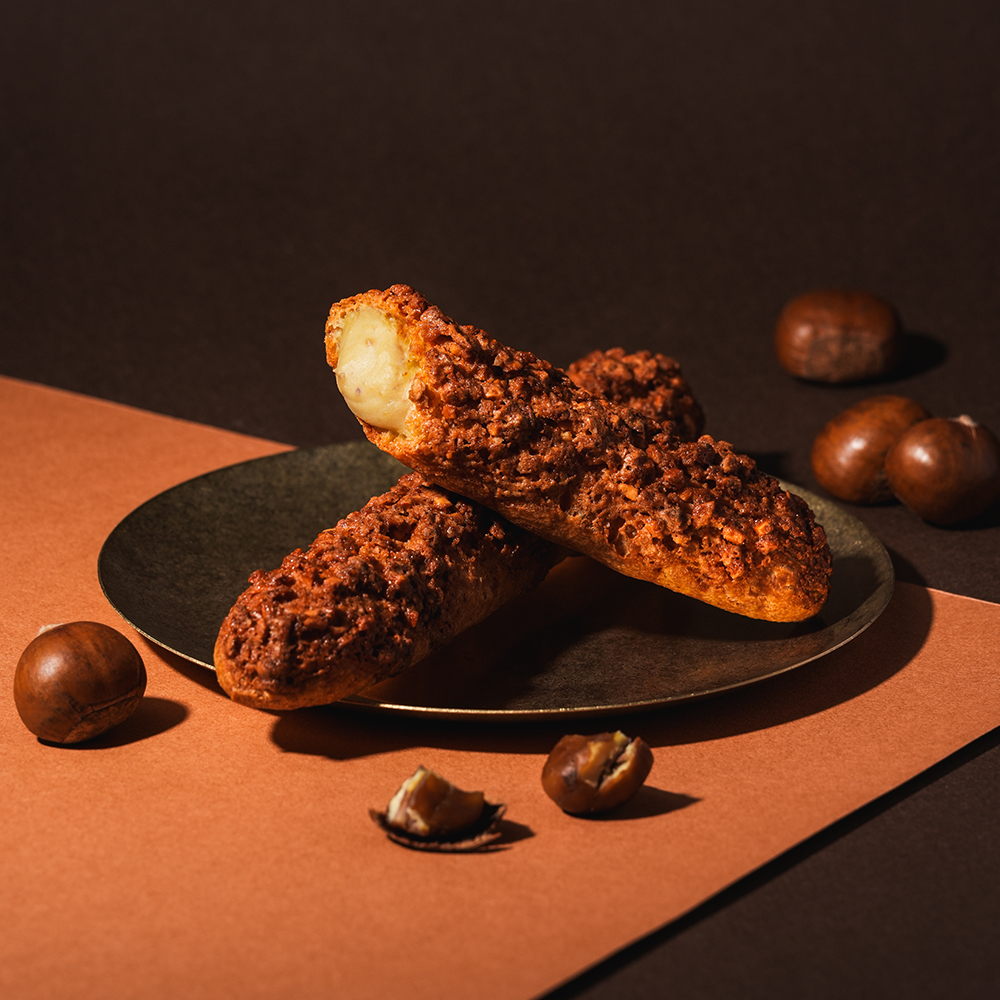 202511月限定口味-杏仁棒棒栗子口味