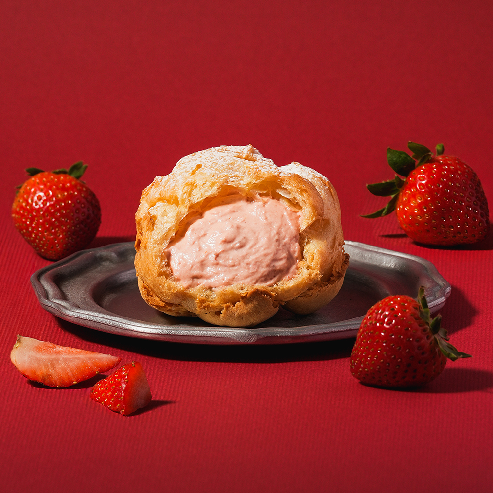202511月限定口味-草莓泡芙