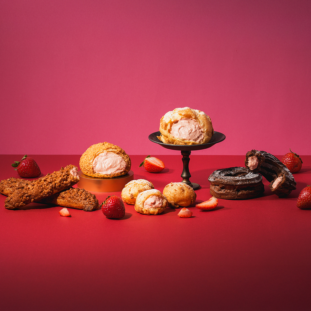 202511月限定口味-草莓泡芙