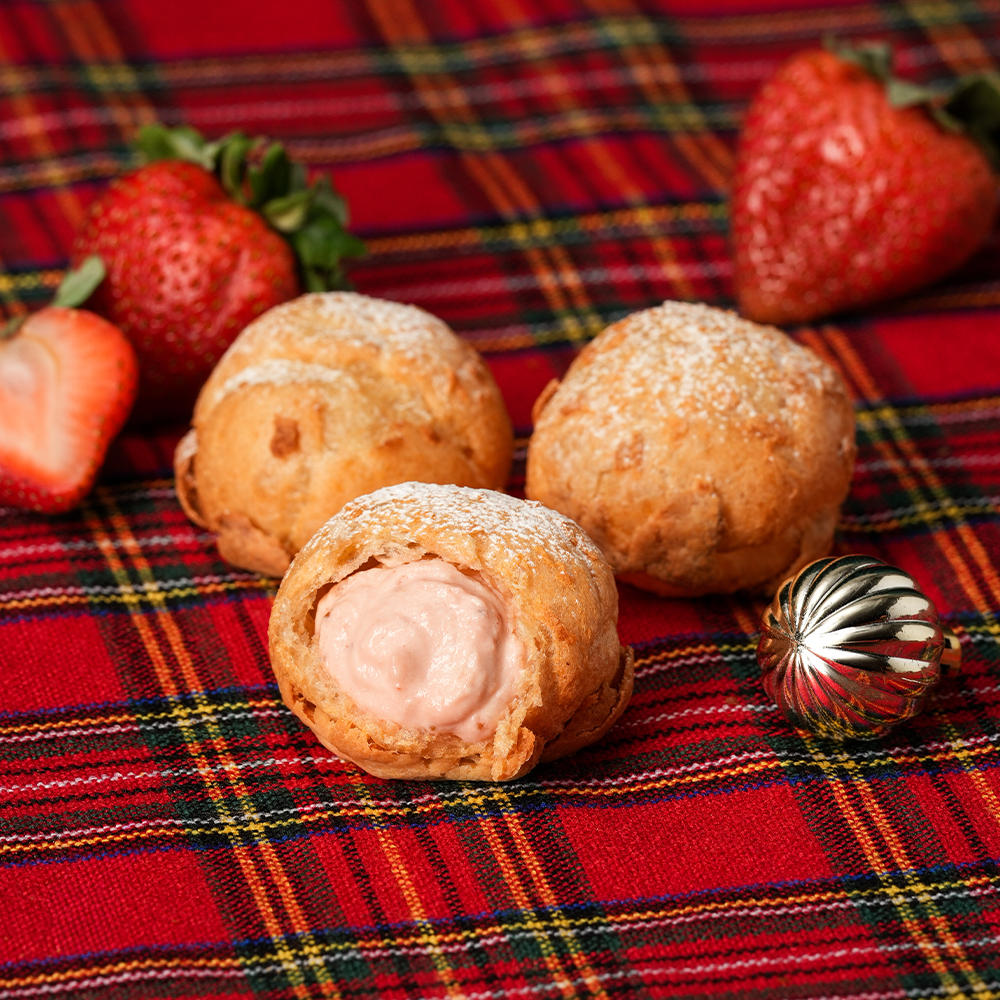 202512月限定口味-mini泡芙組草莓口味